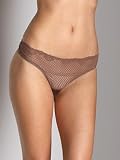 Timpa Duet Lace Low Rise Thong Chocolate