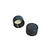 Bellco Glass 2029-00018 Deep Skirted Black Phenolic Screw Cap with White Rubber Liner, 18-415 Thread Size (Case of 144)