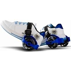 RIWAL Flashing Roller, Fersenroller mit 2 BREMSEN und LICHT - Blau