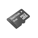 MicroSD 4GB - passend für MP 3 Player, Handy, Digital Kameras, Organizer, Handheld + PocketCard -Speicherberechnung-