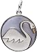 Jewelry : Swans a Swimming Charm by Rembrandt Charms
