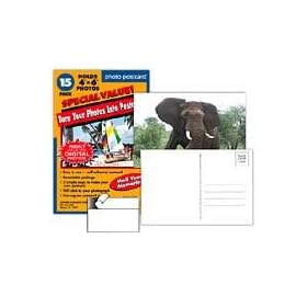 Photo Postcard 4x6 Turn Your Photos Into Post Cards (15 Pack)