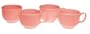 Fiesta Rose 149 18-Ounce Jumbo Cups, Set of 4