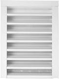 Construction Metals #GLFF1218WH 12'x18'WHTGable Louver