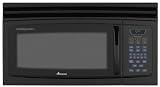 Amana AMV5164BAB 1.6 cu. ft. Over-the-Range Microwave with 1,000 Watts, On/Off Turnable, Wire Rack and Surface Lights: Black