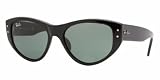 Ray-Ban Vagabond Sunglasses Rb4152 601 Black Crystal Green