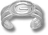 Georgia Bulldogs Solid Sterling Silver ''G'' Toe Ring