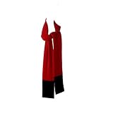 Red & Black Carefree Velvet Scarf