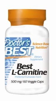 Cover image : L-Carnitine by Doctors Best (500 mg - 60 Vegetarian Capsules)