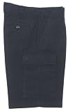 Vintage Moleskin Cargo Bermuda schwarz-stonewashed S-XXL - bw-discount_de