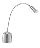 Adesso Eternity Gooseneck Desk Lamp, Satin Steel