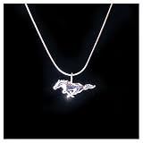 Ford Mustang Sterling Silver Necklace