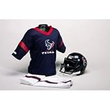 Houston Texans Youth NFL Team Helmet and Uniform Set - Small (Ages 4-6)