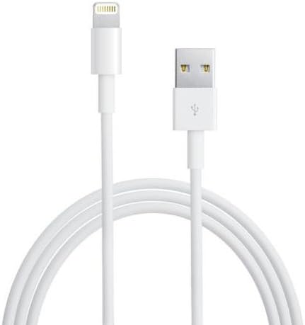 [MFI Certified] Lightning Cable 3ft (Three Feet) and Wall Adapter with high quality case for Apple iPhone 5 / 5s / 5c / 6 / 6 Plus [White]