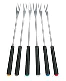 Trudeau Cheese Fondue Forks, Set of 6