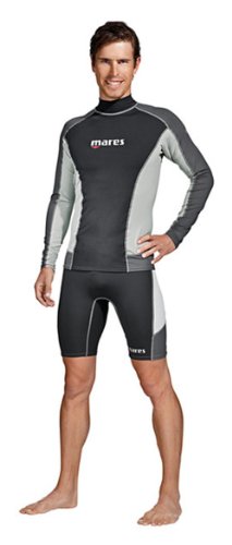 Mares Rash Guard Shorts - Mens for Scuba Diving, Snorkeling and Water Sports