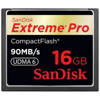SanDisk 16GB Extreme Pro CF memory card - UDMA 90MB/s 600x (SDCFXP-016G-A91, US Retail Package)