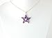Swarovski Tarzanite Amethyst Crystal Flower title=