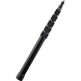 K-Tek KE-144 Avalon Series Aluminum Microphone Boompole , Extends 3'3-12' .Includes a FREE Campro Microphone Shockmount($49.95 Value)
