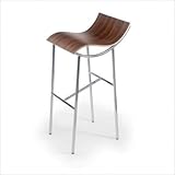 ARP Barstool Size: 30" H, Finish: Walnut