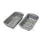 G&S Designs� Aluminum Clad Commercial Grade 9.3 Inch x 5.2 Inch x 2.8 Inch Two Piece Meatloaf Set
