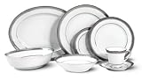 Noritake Crestwood Platinum 50 Piece Set, Service for 8