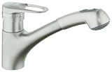 GROHE 33 939 AV0 Europlus II Pull-out Kitchen Faucet, Infinity Satin Nickel