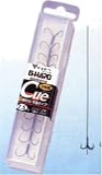 がまかつ(Gamakatsu) G・ハードCue4本錨(ハードケース入)10組入 茶 釣8号ハリス1.2 11492