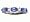 0.89 cts Genuine Tanzanite and Diamond 3 Stone Ring in 14k White Gold Size 5
