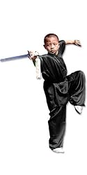 Kung Fu (Kungfu) Uniform Black Short Sleeve Silk -
