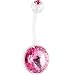 Bioplast 11mm Pink Gem Belly Ring