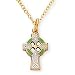 14K Gold Filled Celtic Cross and 13-inch Chain for Children