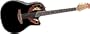 Ovation CS257 Celebrity Deluxe Acoustic-Electric Guitar (Cherry Cherry Burst, Quilted Maple Top)