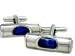 Working Blue Level Cufflinks Gift Boxed