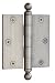 3.5 x 3.5 Square Corner, Residential Hinge, Antique Nickel