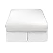 Vinyl Zippered White Mattress Cover