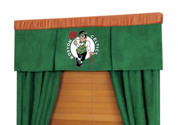 Boston Celtics Curtain Valance
