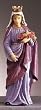 St. Elizabeth of Hungary Patron Saint Statue - 3.5" - Ceramic Painted