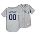 Mariners Majestic Men's MLB Personalized Replica Rd Jersey ( sz. L, Mariners )