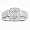 1/2 Carat Round Diamond 14k White Gold Bridal Set Ring
