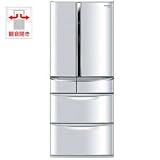 【エコポイント対象商品】パナソニック 603L 6ドア ノンフロン冷蔵庫(シルキーシルバー)Panasonic ECO NAVI NR-F604T-S