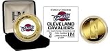 CLEVELAND CAVALIERS 24KT Gold and Color Team Logo Coin