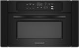 KitchenAid Architect Series II KBMS1454SBL 24 Built-in Microwave Oven with 1,000 Cooking Watts, 10 Power Levels, One Touch Sensor Cycles, Control Lock Out and Electronic Touch Pad: Black