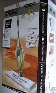 Euro-Pro Shark S3501 Steam Pocket Mop with 3 Quick Release Mop Heads and 4 Pads