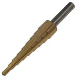 チタンコーティングHSSステップドリル 4-12mm inc1mm