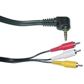 3.5mm Male 3 RCA, Camcorder Cable, 6 ft by Cable Showcase