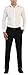 Studio 10 by Gioberti Mens Slim Fit Flat Front Dress Pants