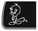 Tweety Bird Car Decal / Sticker