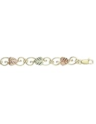 Black Hills Gold Jewelry by Coleman 7 1/2 Inch Gold Bracelet
