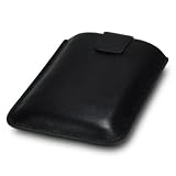 SAMSUNG I9000 GALAXY S PREMIUM SOFT POCKET CASE POUCH COVER - BLACK PART OF THE QUBITS ACCESSORIES RANGE